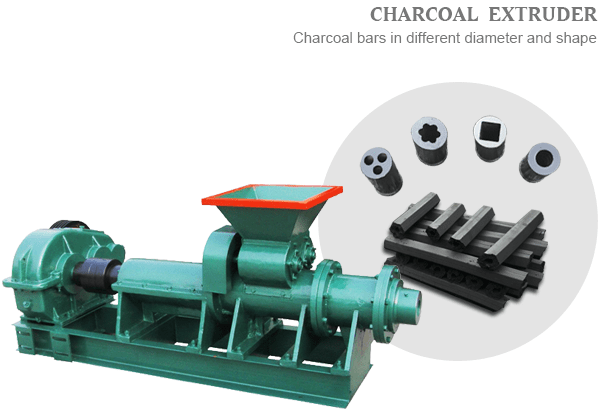 Charcoal Powder Extruder